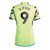 Arsenal Gabriel Jesus #9 Replika Borta matchkläder 2023-24 Korta ärmar